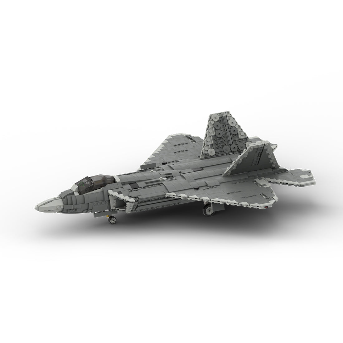 MOC - 172484 F - 22 RAPTOR - 1:35 Scale (v3) Klemmbausteine - LesDiy - Klemmbausteine