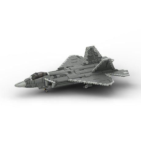 MOC - 172484 F - 22 RAPTOR - 1:35 Scale (v3) Klemmbausteine - LesDiy - Klemmbausteine