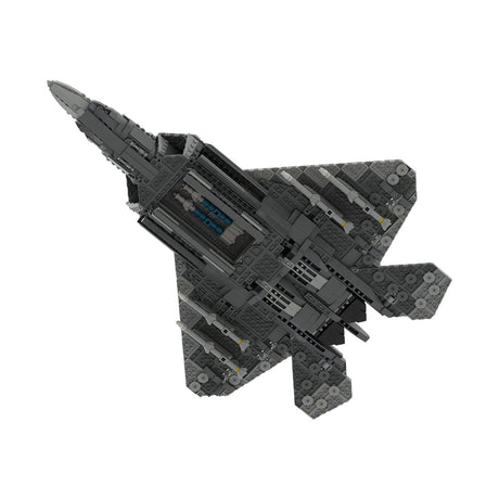 MOC - 172484 F - 22 RAPTOR - 1:35 Scale (v3) Klemmbausteine - LesDiy - Klemmbausteine