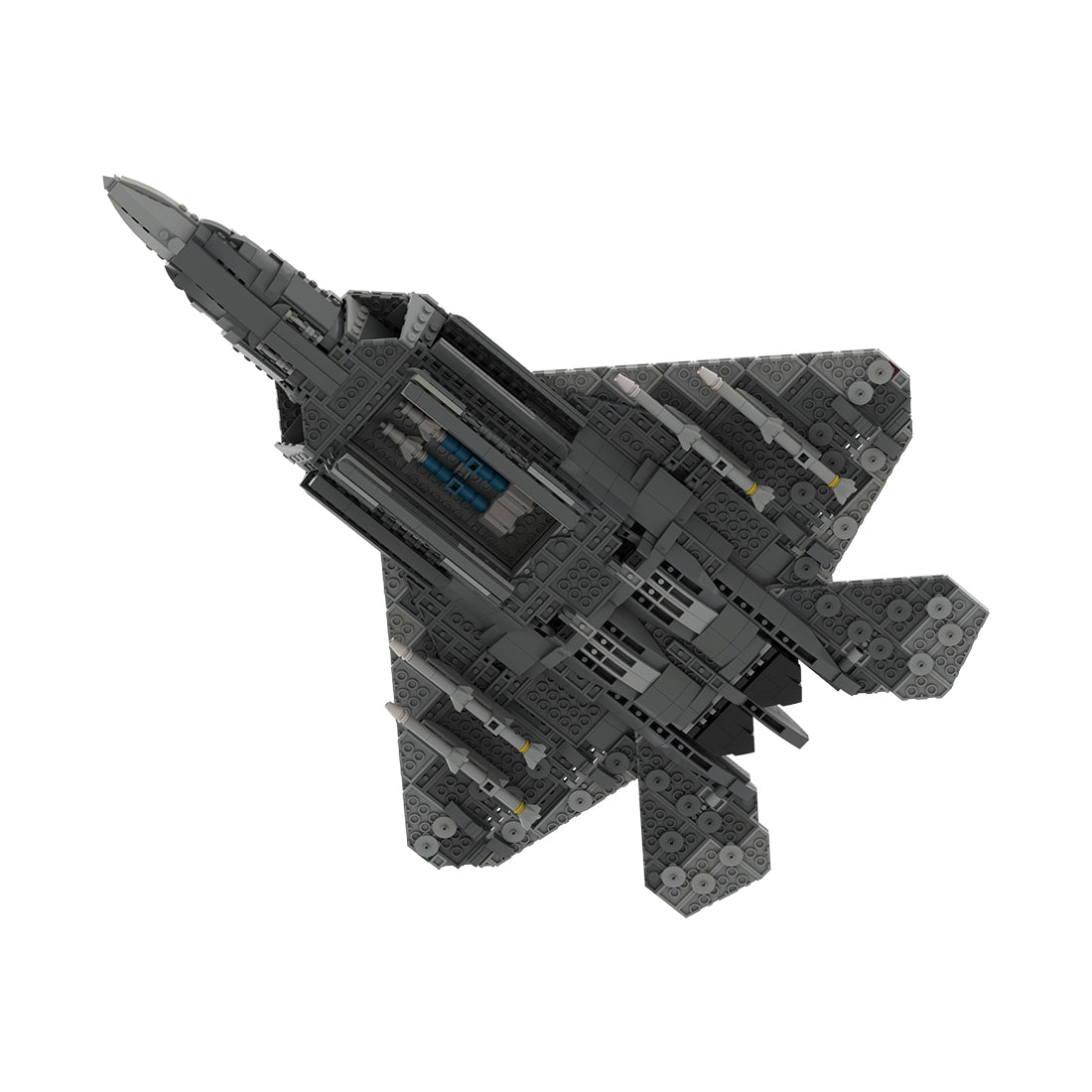 MOC - 172484 F - 22 RAPTOR - 1:35 Scale (v3) Klemmbausteine - LesDiy - Klemmbausteine