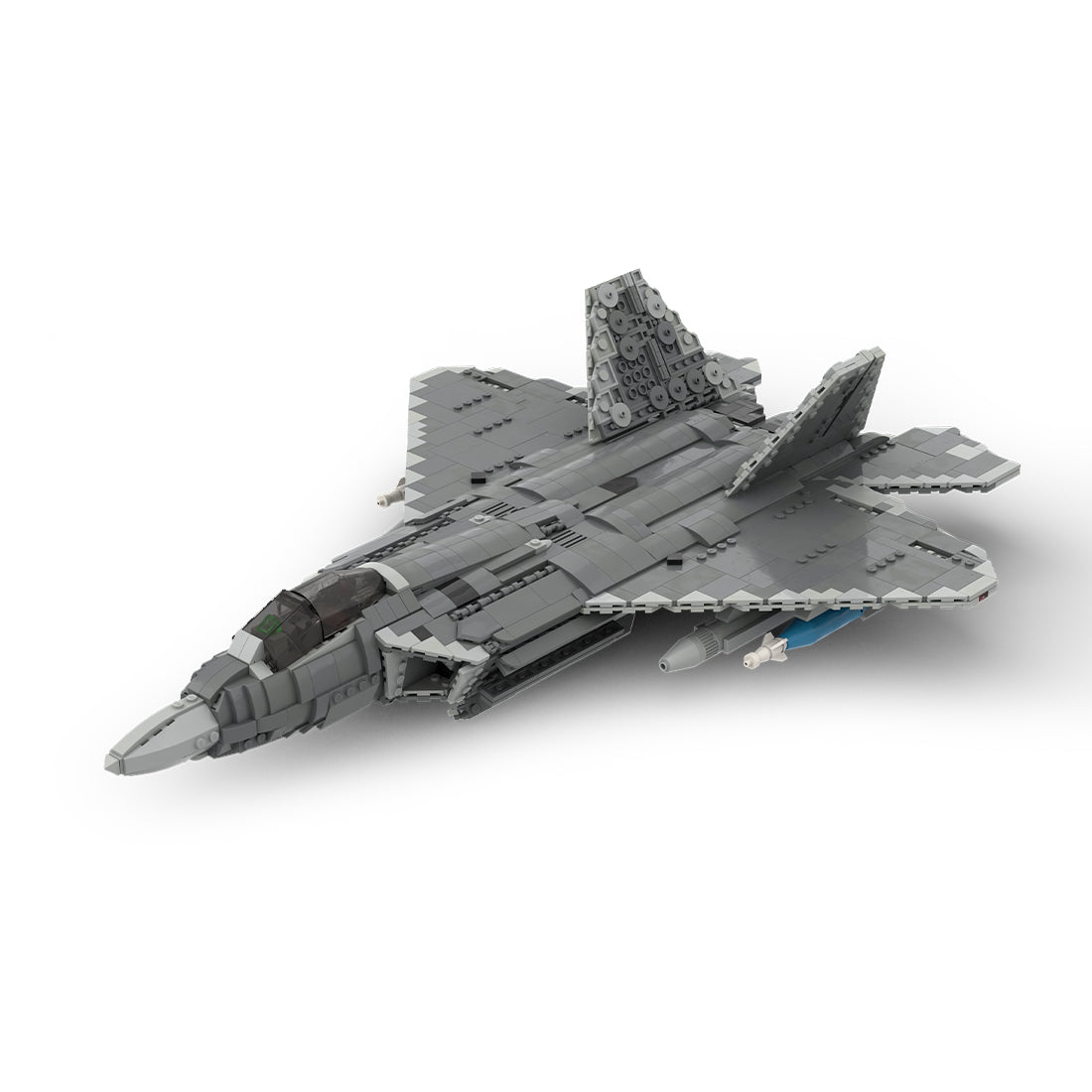 MOC - 172484 F - 22 RAPTOR - 1:35 Scale (v3) Klemmbausteine - LesDiy - Klemmbausteine