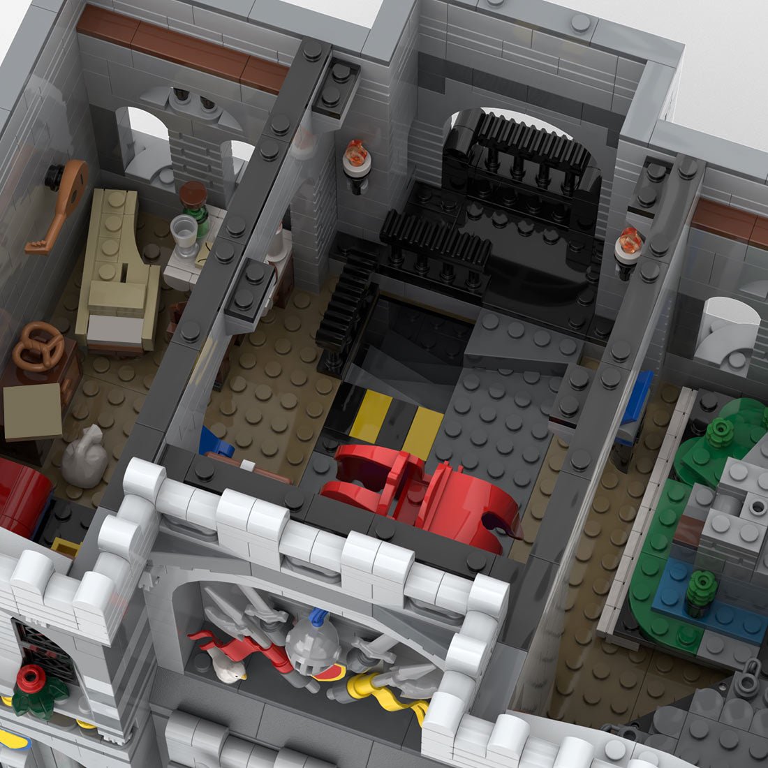 MOC - 172749 Medieval Museum - 10305 Lion Knights' Castle Modification Klemmbausteine - LesDiy - Klemmbausteine