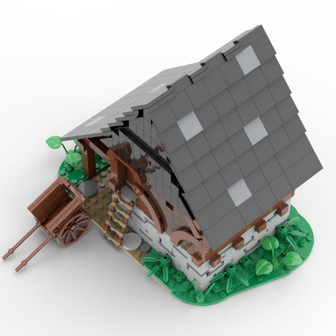 MOC - 172871 Medieval Granary Klemmbausteine - LesDiy - Klemmbausteine