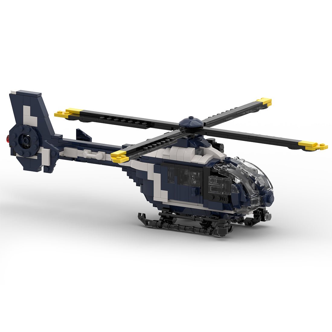 MOC - 173104 EC 135 gendarmerie Klemmbausteine - LesDiy - Klemmbausteine