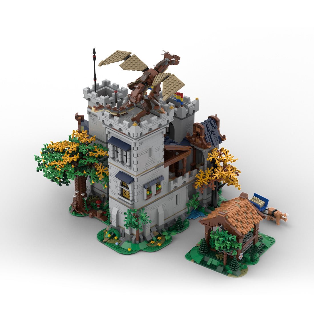 MOC - 173168 Medieval Castle Adventure Klemmbausteine - LesDiy - Klemmbausteine