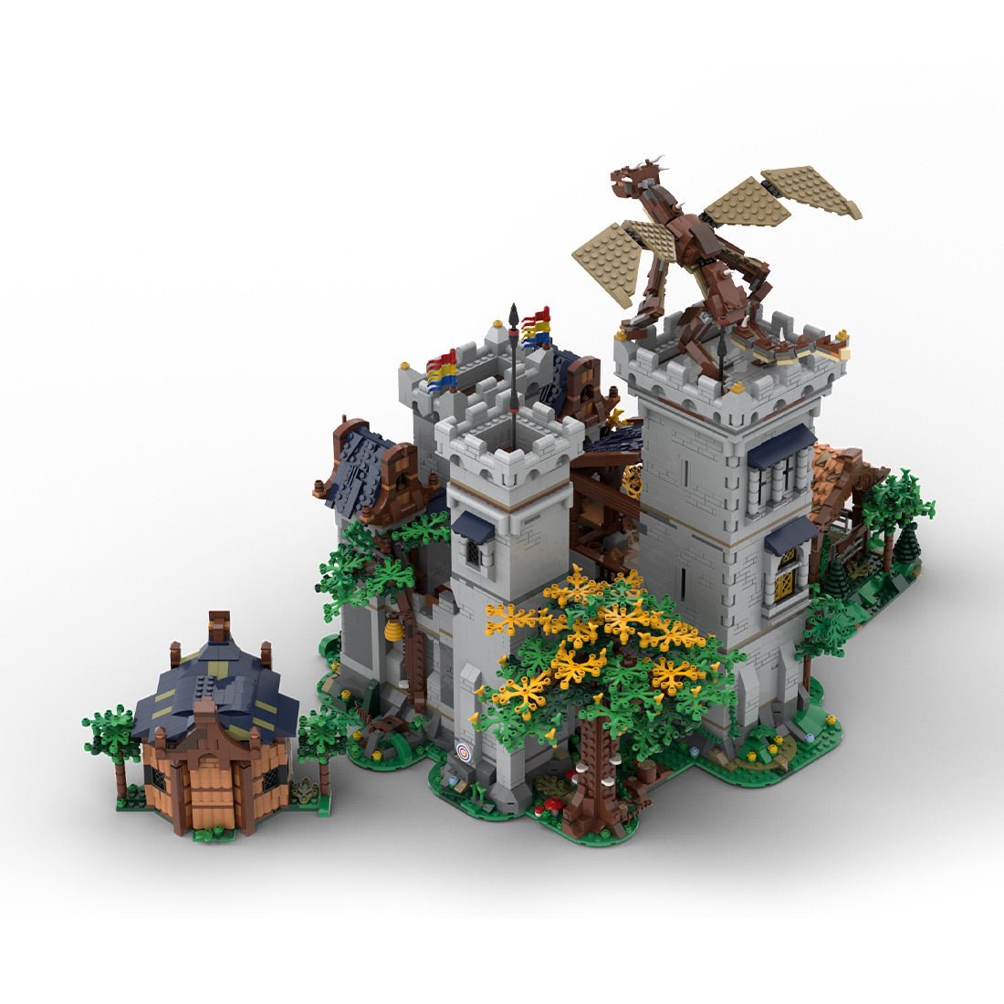 MOC - 173168 Medieval Castle Adventure Klemmbausteine - LesDiy - Klemmbausteine