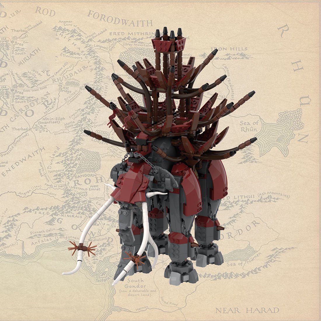 MOC - 173291 Mumakil of Harad Klemmbausteine - LesDiy - Klemmbausteine