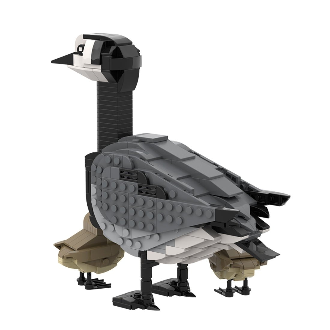 MOC - 174477 Barnacle goose and goslings Klemmbausteine - LesDiy - Klemmbausteine