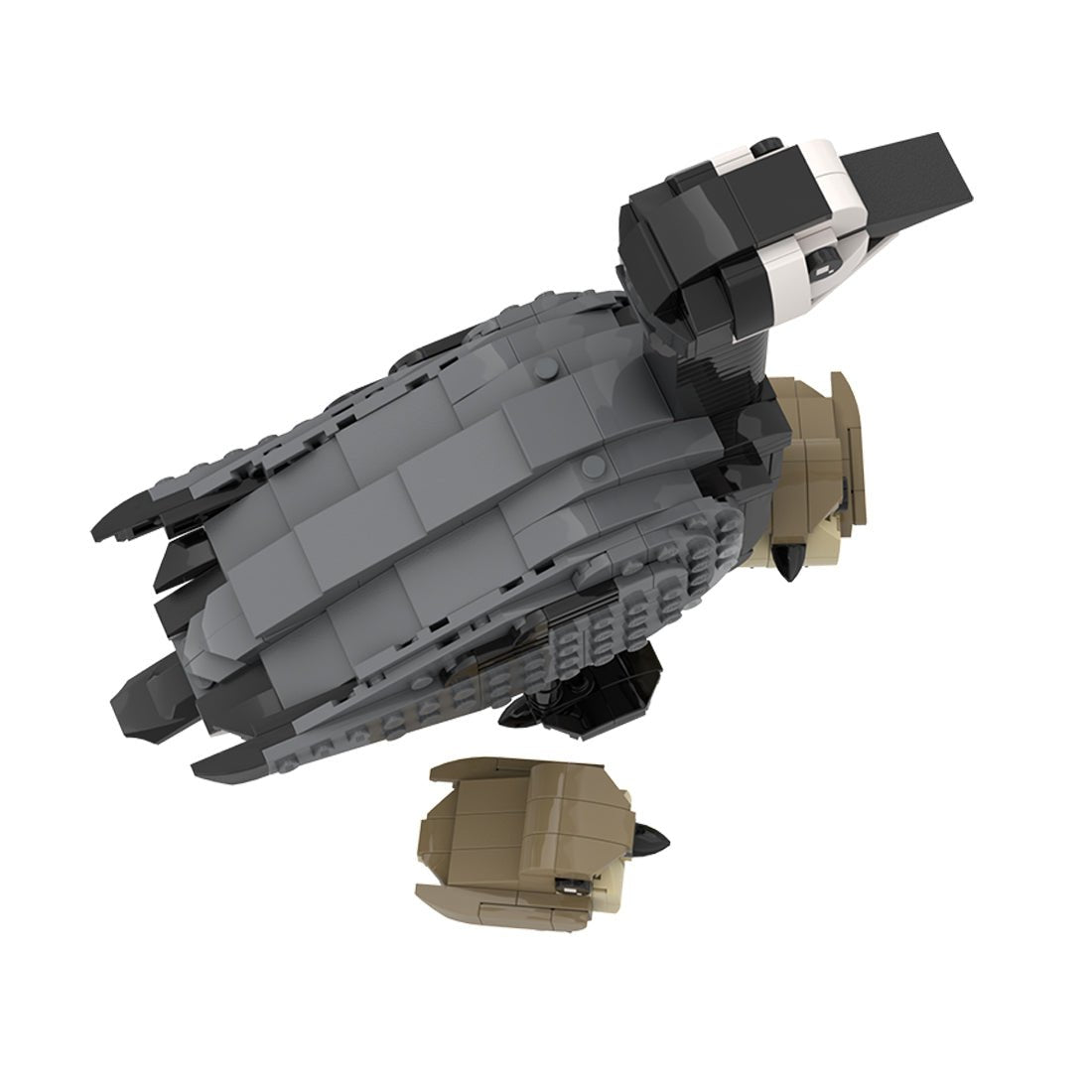 MOC - 174477 Barnacle goose and goslings Klemmbausteine - LesDiy - Klemmbausteine