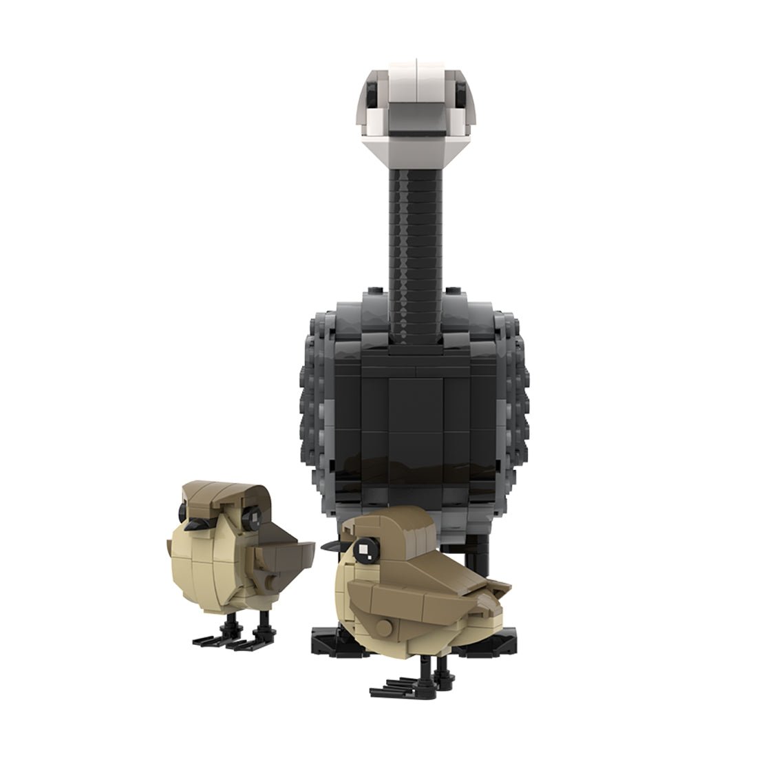MOC - 174477 Barnacle goose and goslings Klemmbausteine - LesDiy - Klemmbausteine