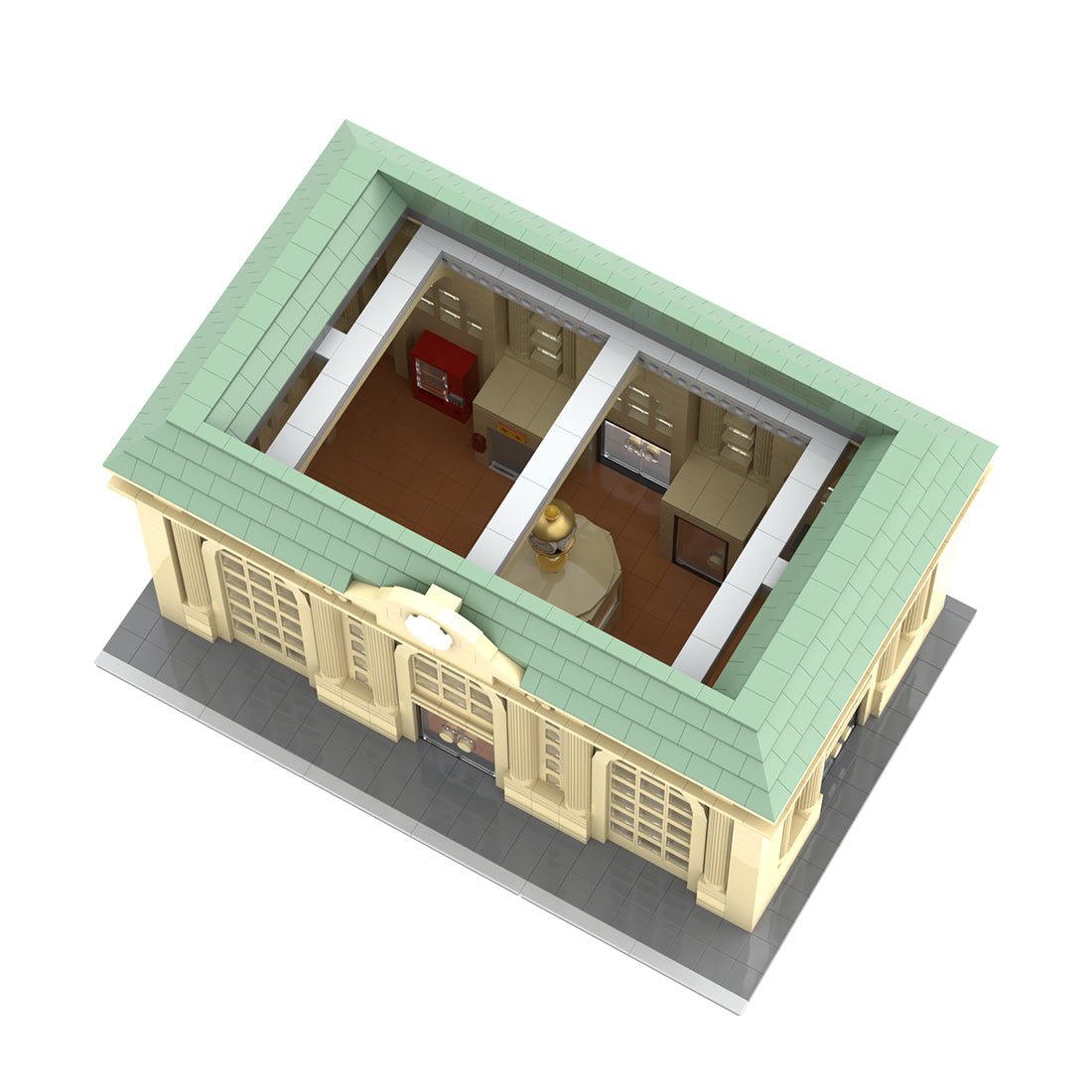 MOC - 174595 Grand Central Station 48 x 32 Klemmbausteine - LesDiy - Klemmbausteine