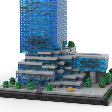 MOC - 174819 MahaNakhon 1:800 Scale Bangkok Klemmbausteine - LesDiy - Klemmbausteine