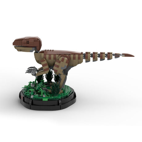 MOC - 175051 Velociraptor Statue Klemmbausteine - LesDiy - Klemmbausteine