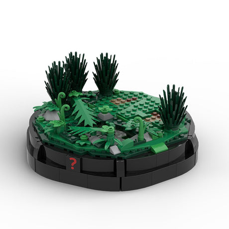 MOC - 175051 Velociraptor Statue Klemmbausteine - LesDiy - Klemmbausteine