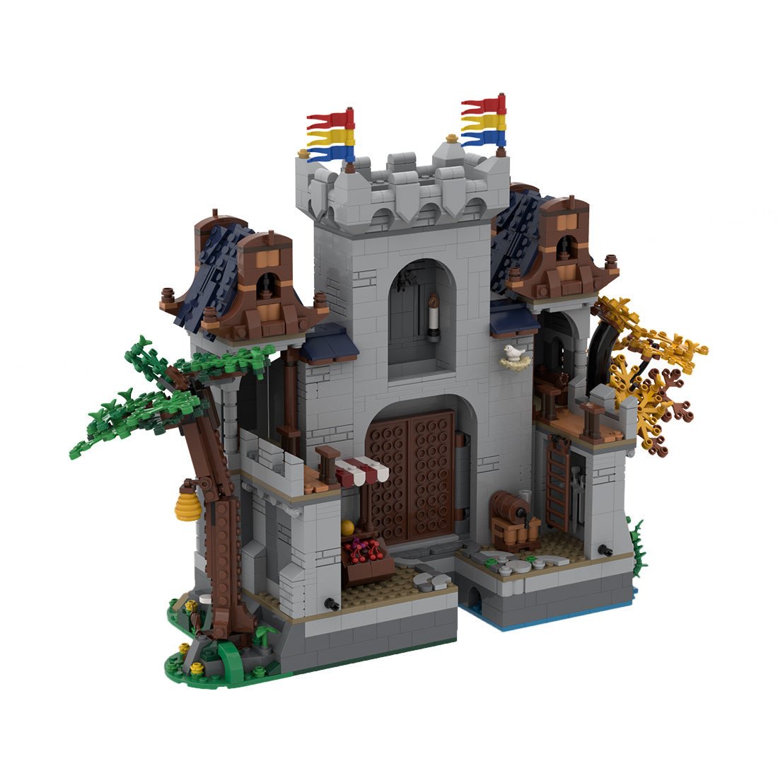 MOC - 175211 Medieval Castle Adventure - Castle Gate Klemmbausteine - LesDiy - Klemmbausteine