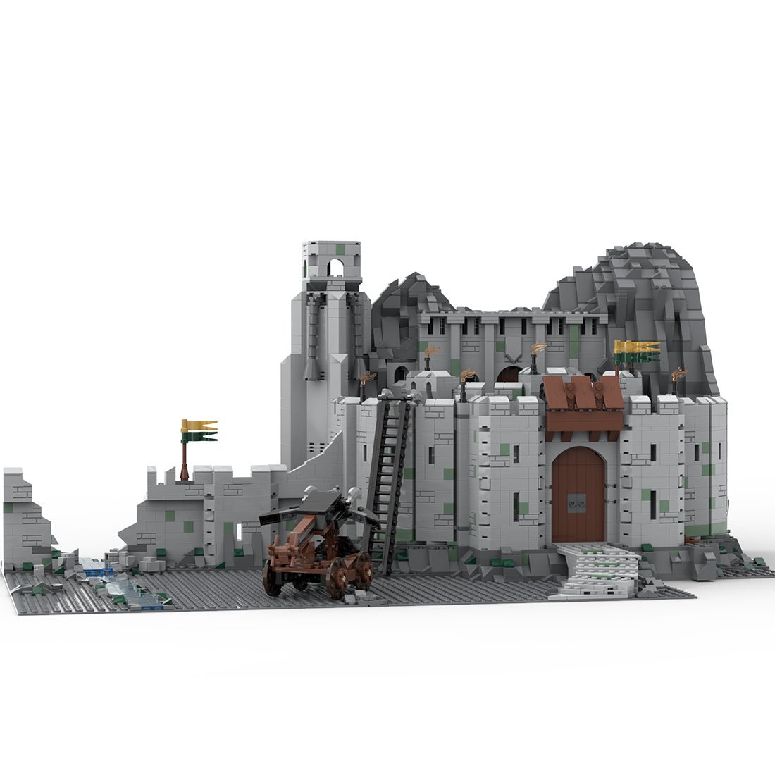 MOC - 175405 LOTR - Helm's Deep Klemmbausteine - LesDiy - Klemmbausteine