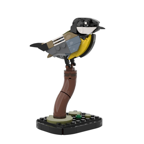 MOC - 175635 Great tit Klemmbausteine - LesDiy - Klemmbausteine