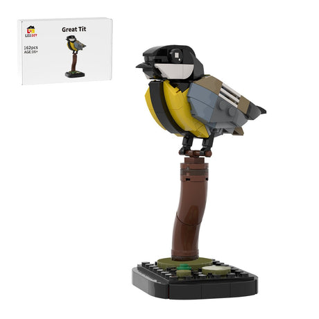 MOC - 175635 Great tit Klemmbausteine - LesDiy - Klemmbausteine
