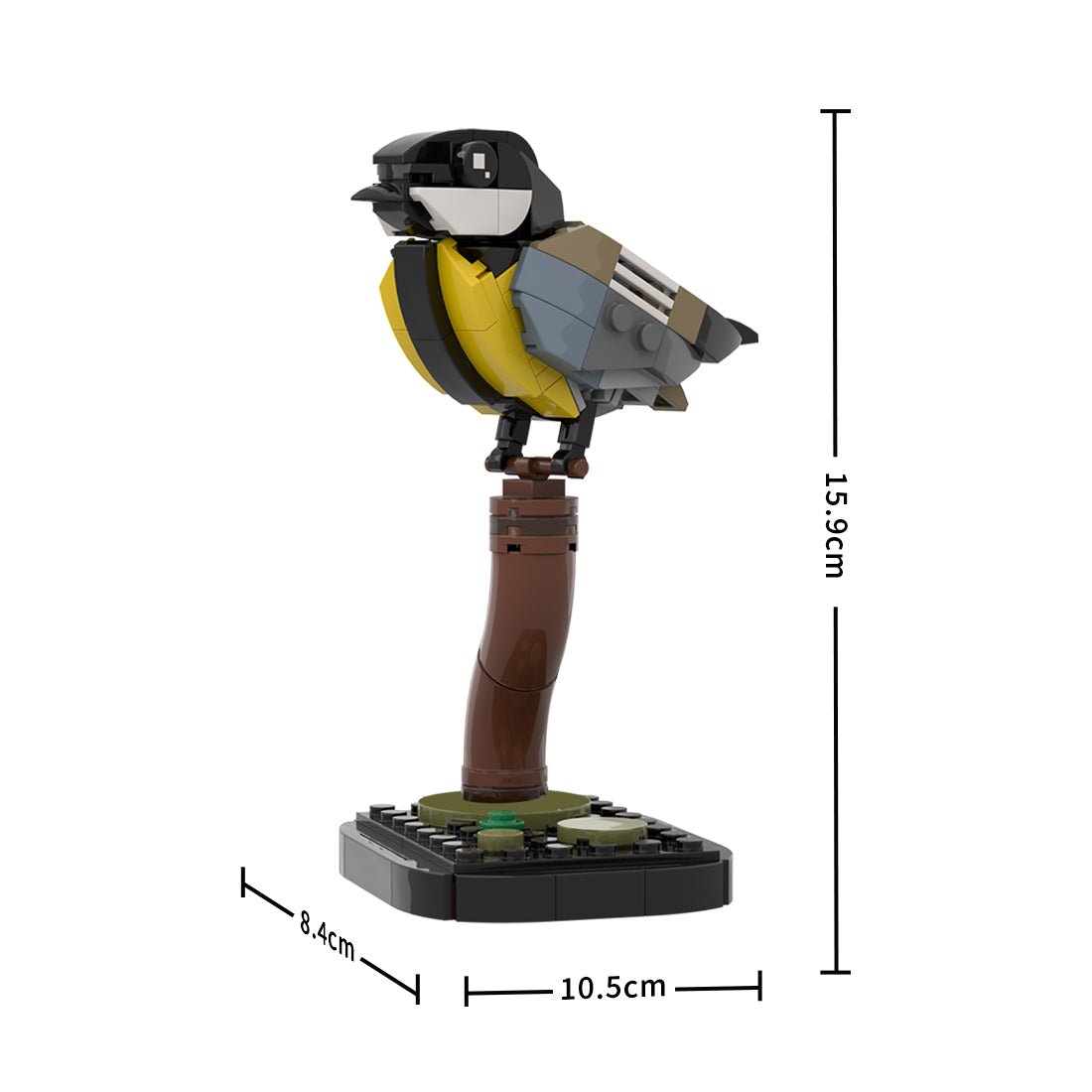 MOC - 175635 Great tit Klemmbausteine - LesDiy - Klemmbausteine