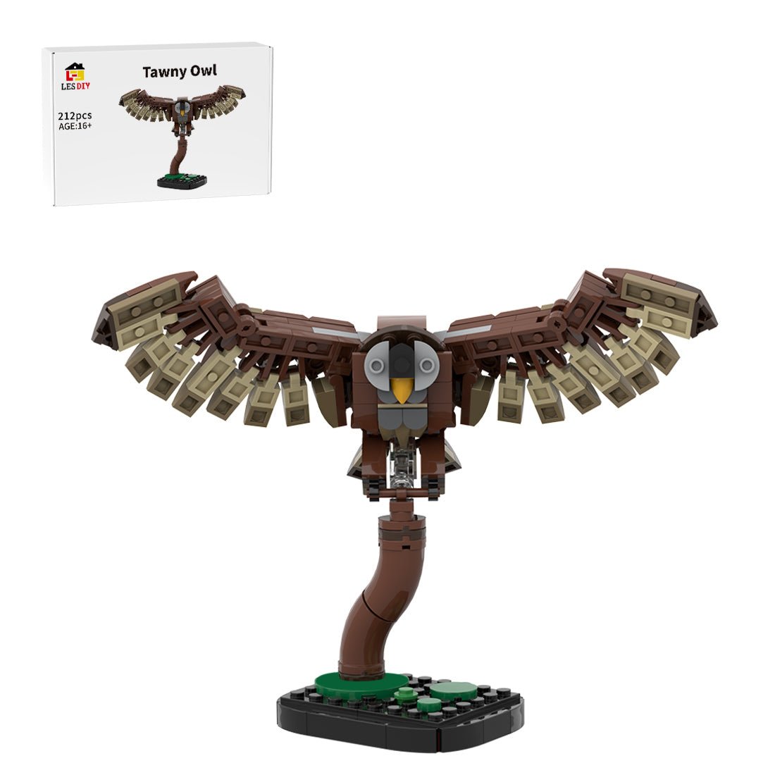 MOC - 175641 Tawny owl Klemmbausteine - LesDiy - Klemmbausteine