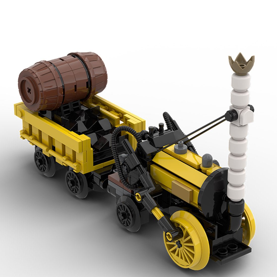 MOC - 175933 Stephenson's Rocket Klemmbausteine - LesDiy - Klemmbausteine