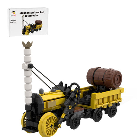 MOC - 175933 Stephenson's Rocket Klemmbausteine - LesDiy - Klemmbausteine