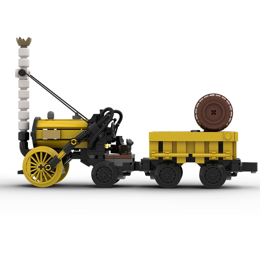 MOC - 175933 Stephenson's Rocket Klemmbausteine - LesDiy - Klemmbausteine