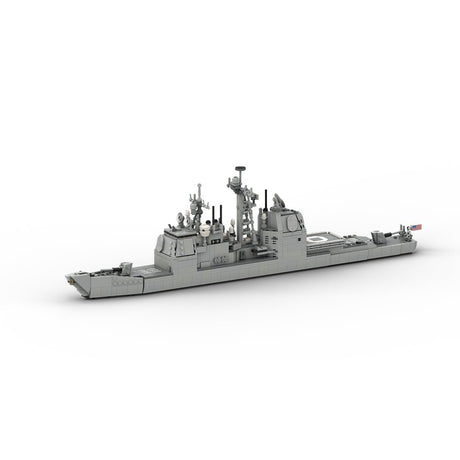 MOC - 175975 Ticonderoga Class Cruiser - 1:300 Scale Klemmbausteine - LesDiy - Klemmbausteine