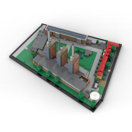 MOC - 176185 Germany Hannover Heizkraftwerk Linden Klemmbausteine - LesDiy - Klemmbausteine