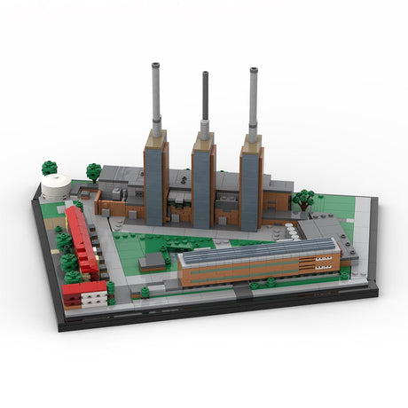 MOC - 176185 Germany Hannover Heizkraftwerk Linden Klemmbausteine - LesDiy - Klemmbausteine