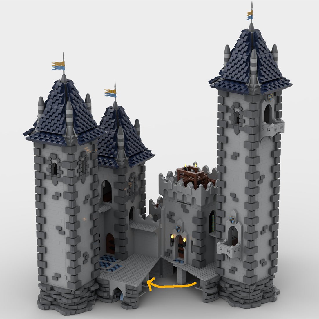 MOC - 176290 Castle de Trois Tours Klemmbausteine - LesDiy - Klemmbausteine