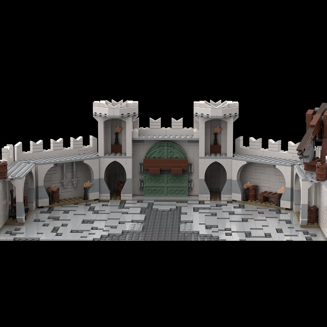 MOC - 176538 LOTR - The White City Klemmbausteine - LesDiy - Klemmbausteine