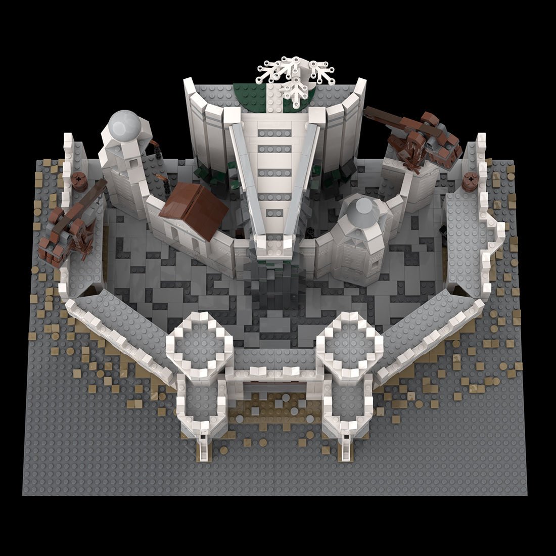 MOC - 176538 LOTR - The White City Klemmbausteine - LesDiy - Klemmbausteine