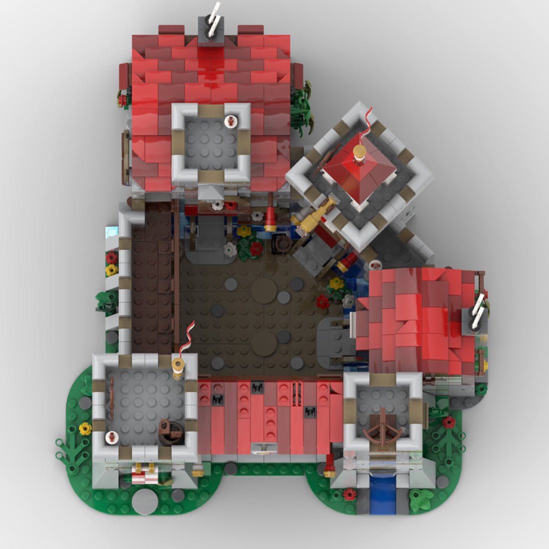 MOC - 176629 River Castle, Royal Knights Klemmbausteine - LesDiy - Klemmbausteine