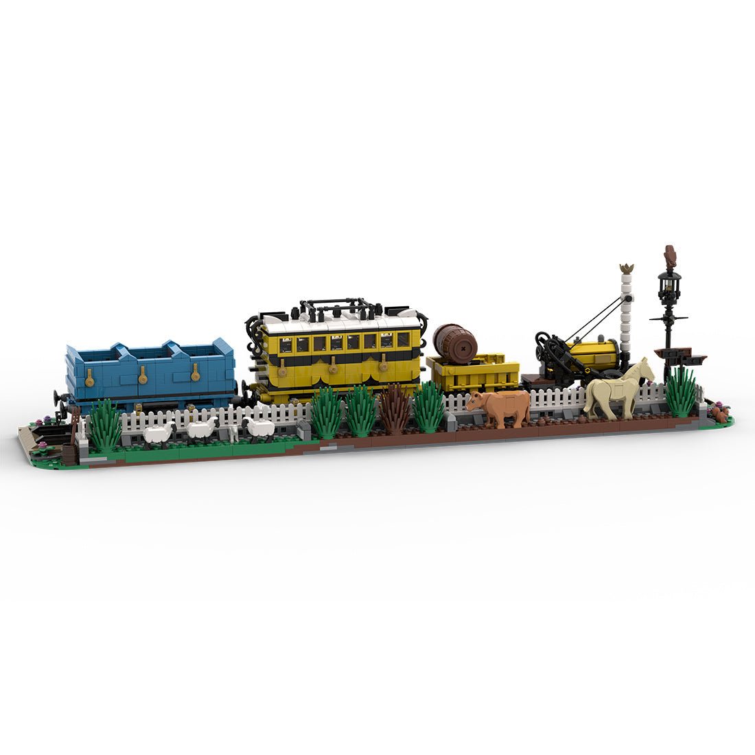 MOC - 176642 Stephenson's Rocket Klemmbausteine - LesDiy - Klemmbausteine