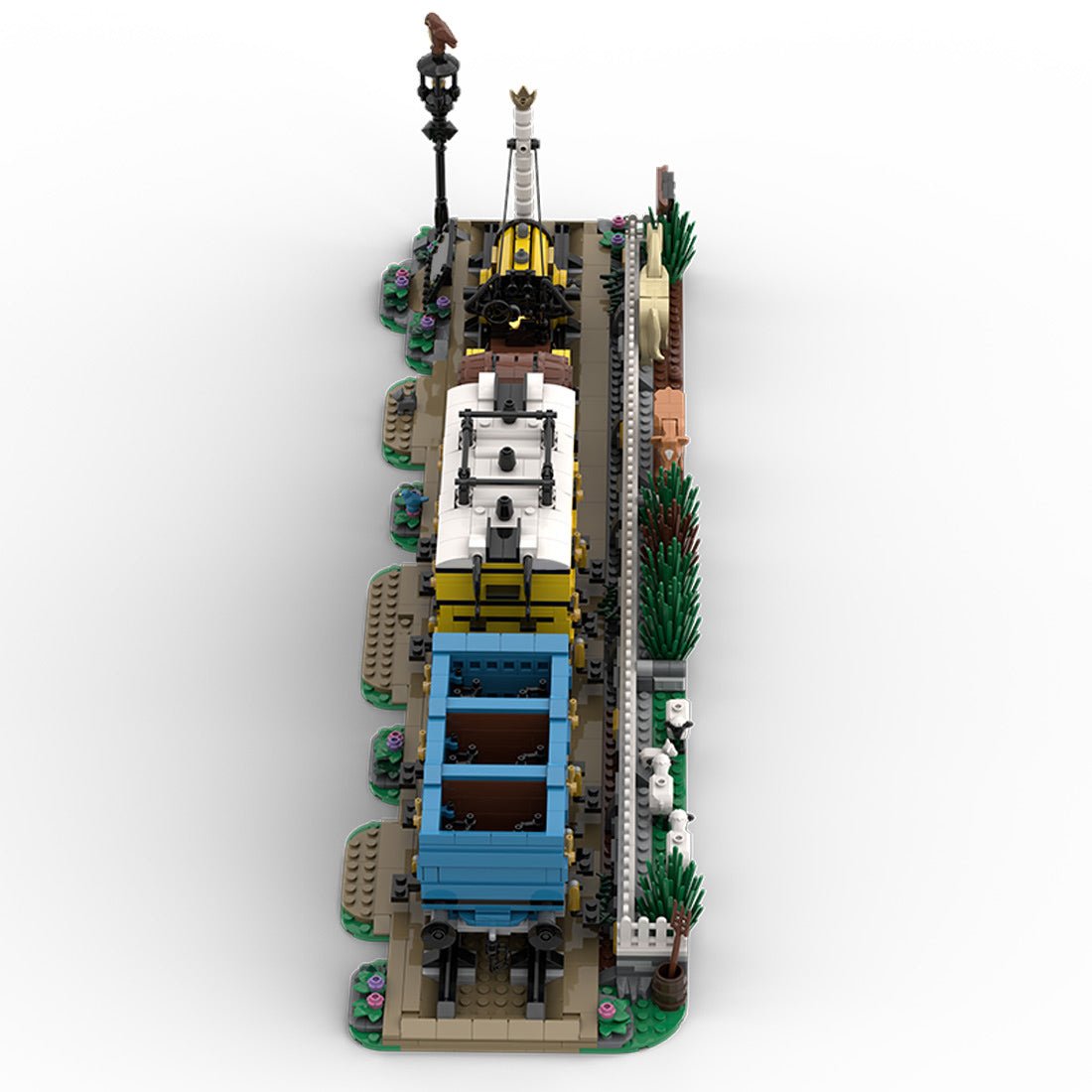 MOC - 176642 Stephenson's Rocket Klemmbausteine - LesDiy - Klemmbausteine