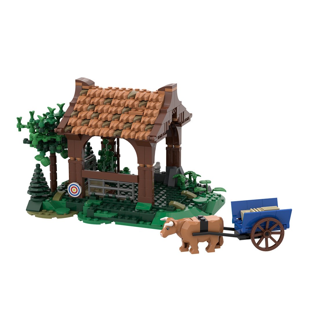 MOC - 176732 Medieval Castle Adventure - Dragon, Stables and Wizard's House Klemmbausteine - LesDiy - Klemmbausteine