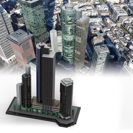 MOC - 176840 Garden Tower, Main Tower and Eurotheum, Frankfurt, Germany Klemmbausteine - LesDiy - Klemmbausteine