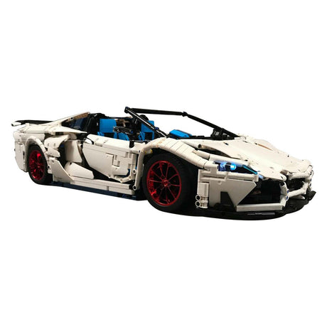 MOC - 17698 Lamborghini Aventador SVJ Roadster Klemmbausteine - LesDiy - Klemmbausteine