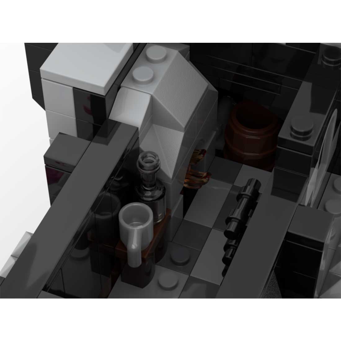 MOC - 177039 Wolfpack River Fort Klemmbausteine - LesDiy - Klemmbausteine