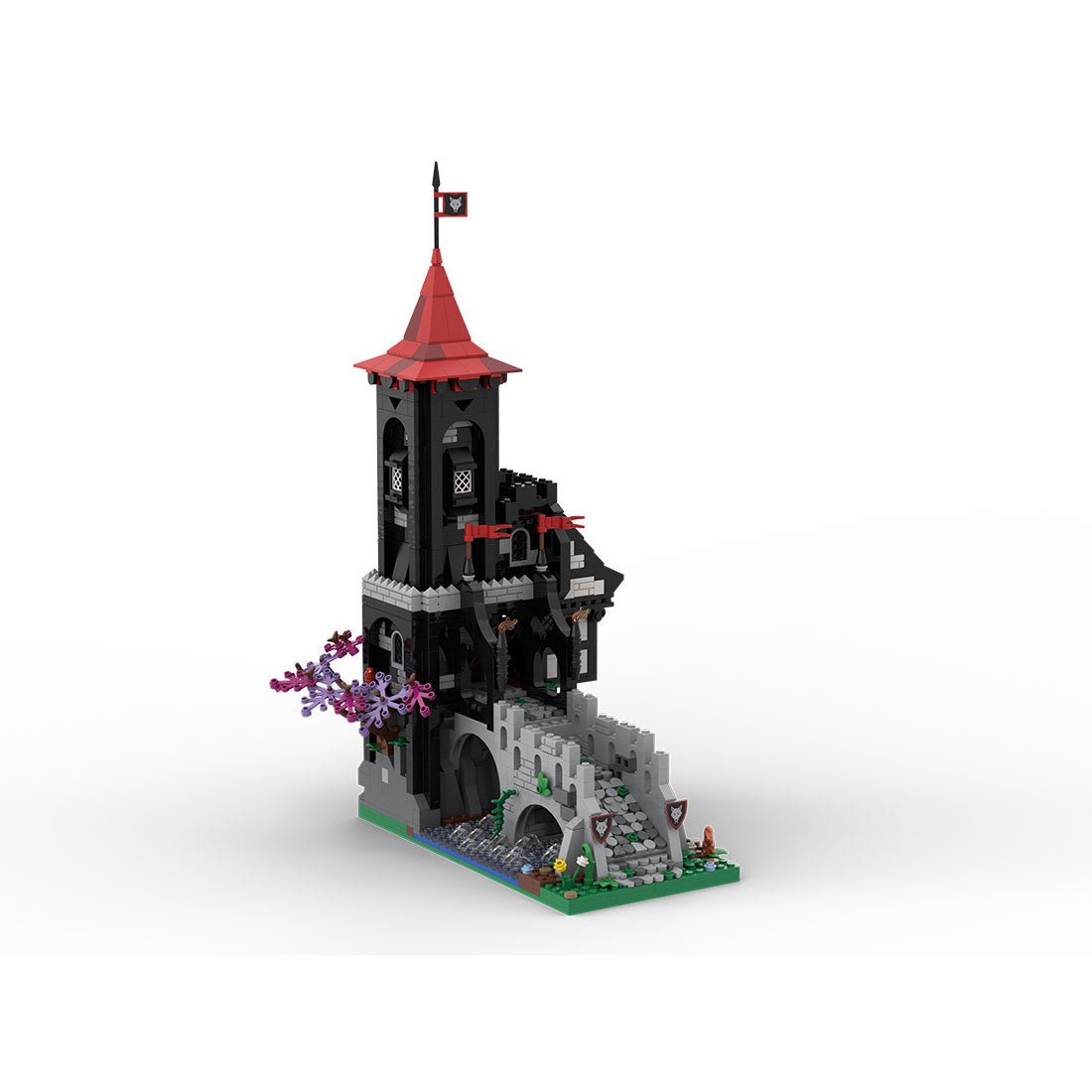 MOC - 177039 Wolfpack River Fort Klemmbausteine - LesDiy - Klemmbausteine