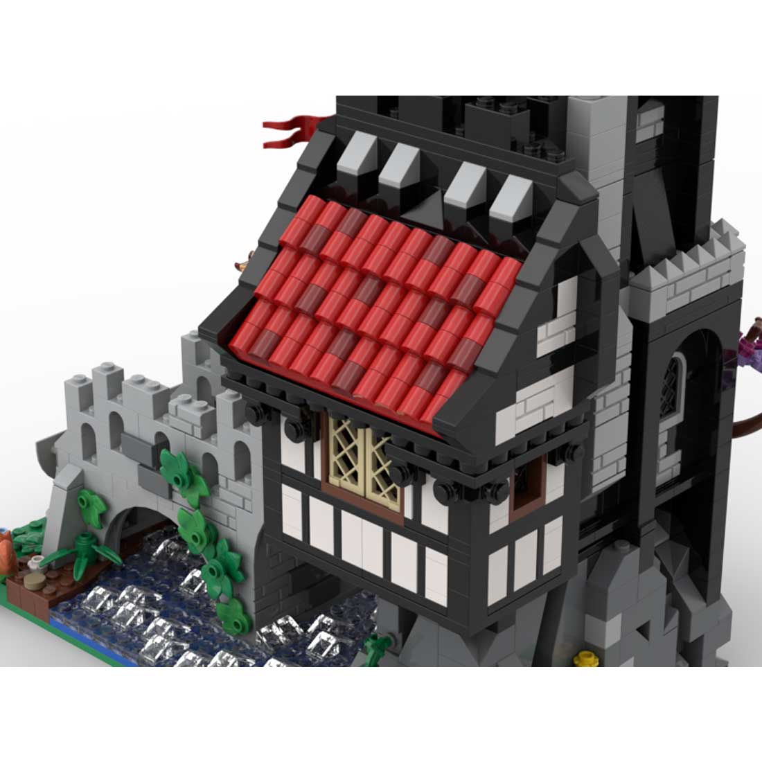 MOC - 177039 Wolfpack River Fort Klemmbausteine - LesDiy - Klemmbausteine