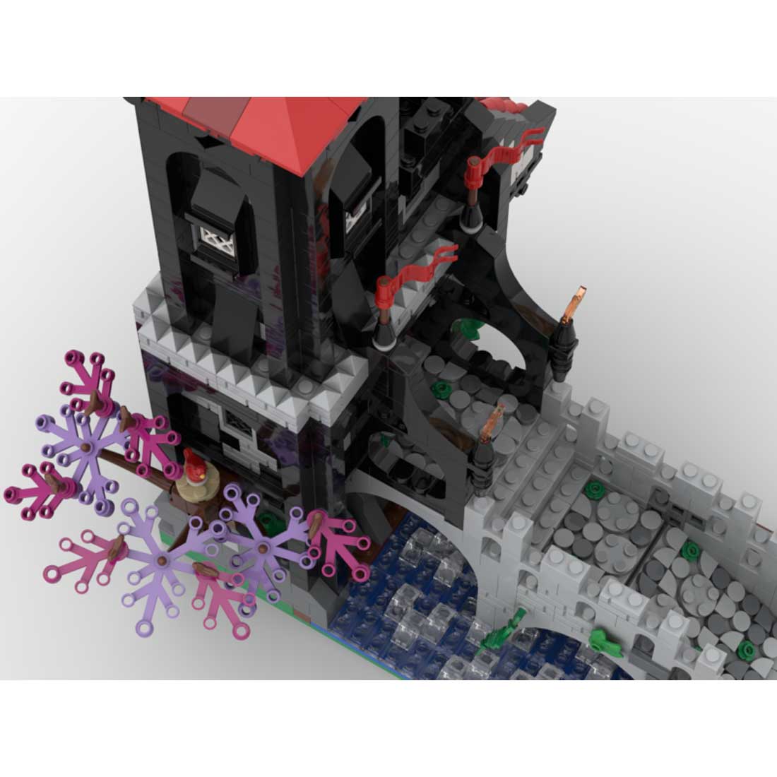 MOC - 177039 Wolfpack River Fort Klemmbausteine - LesDiy - Klemmbausteine