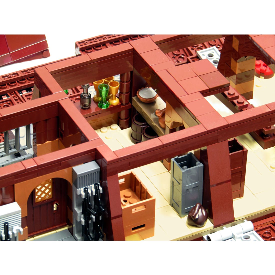 MOC - 177669 Jabba's Sail Barge Klemmbausteine - LesDiy - Klemmbausteine