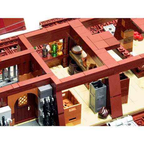 MOC - 177669 Jabba's Sail Barge Klemmbausteine - LesDiy - Klemmbausteine