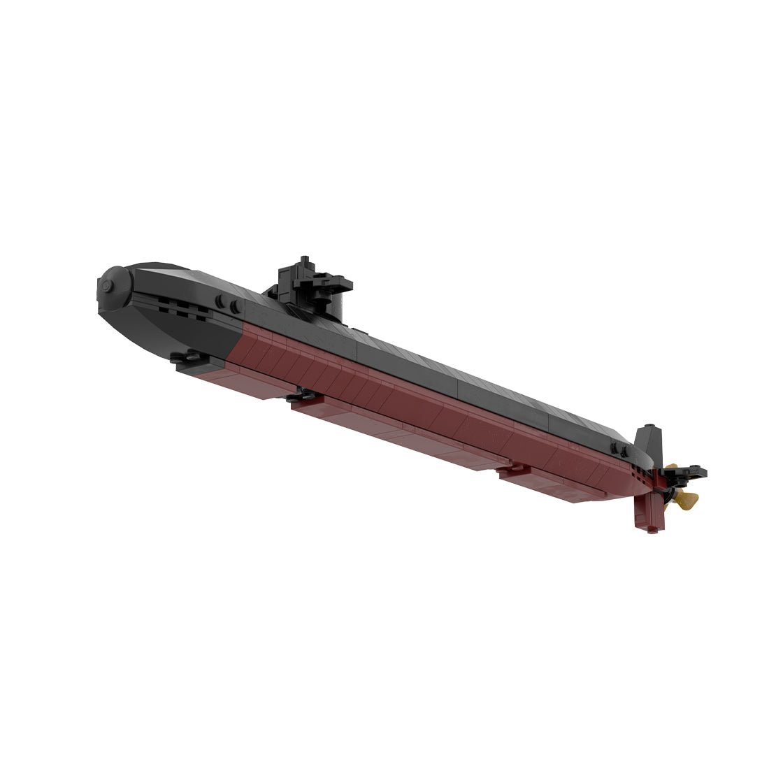 MOC - 178041 Los Angeles Class | Nuclear Submarine - 1:300 Scale Klemmbausteine - LesDiy - Klemmbausteine
