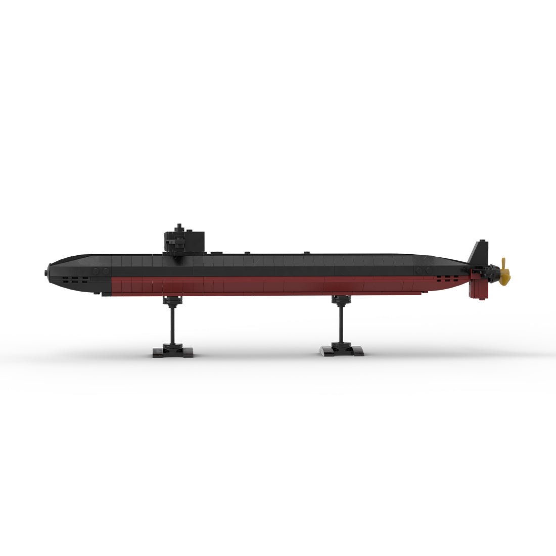 MOC - 178041 Los Angeles Class | Nuclear Submarine - 1:300 Scale Klemmbausteine - LesDiy - Klemmbausteine