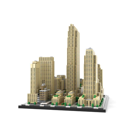 MOC - 178781 Rockefeller Center 1:800 Scale Klemmbausteine - LesDiy - Klemmbausteine