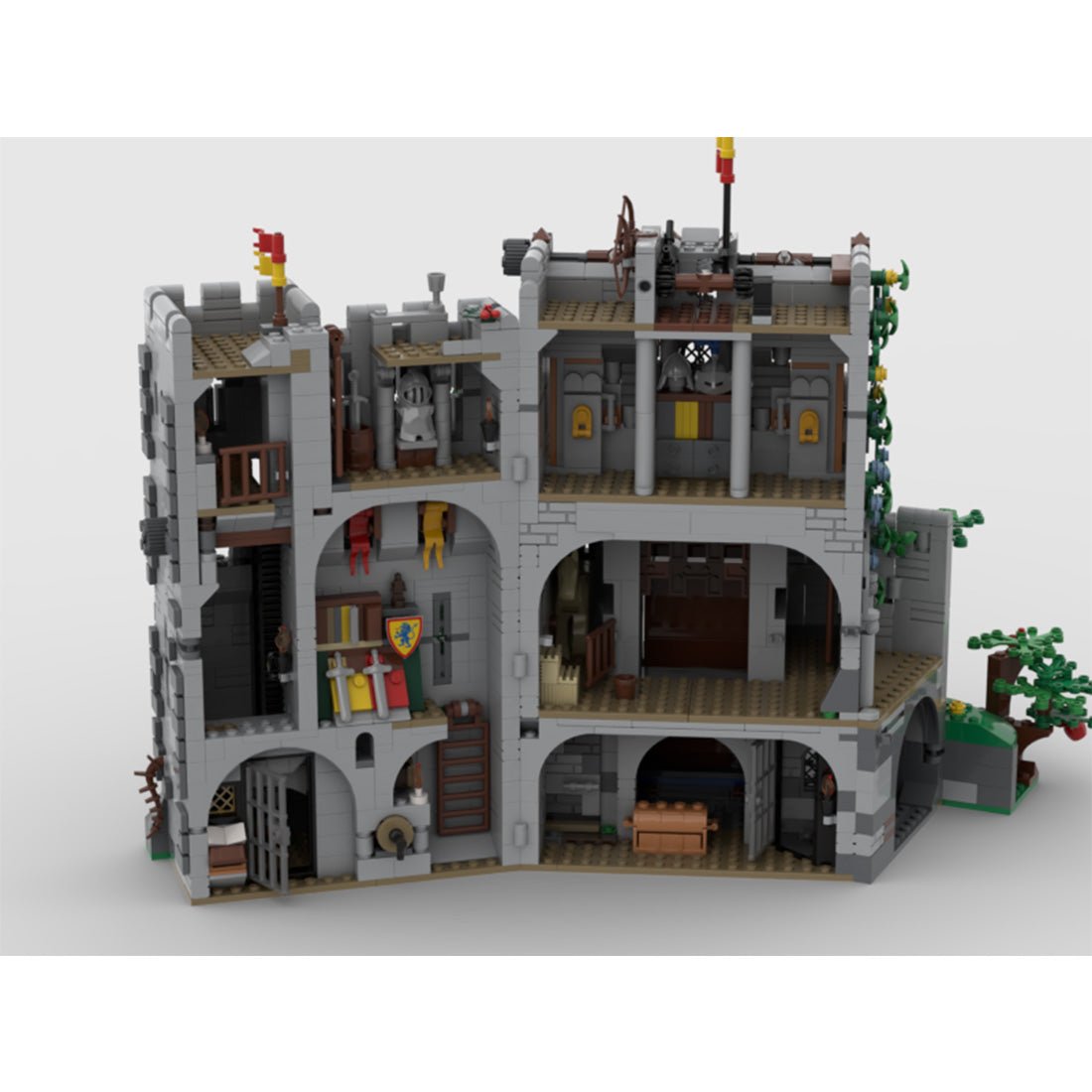 MOC - 178821 Lion castle moc Klemmbausteine - LesDiy - Klemmbausteine