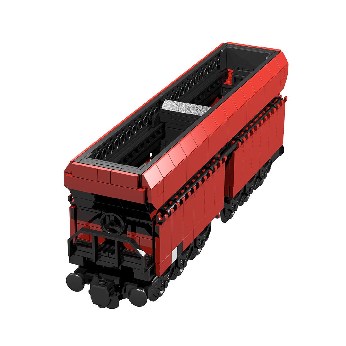 MOC - 17906 12 - Wheel Ore Hopper Faals 151 (red) Klemmbausteine - LesDiy - Klemmbausteine